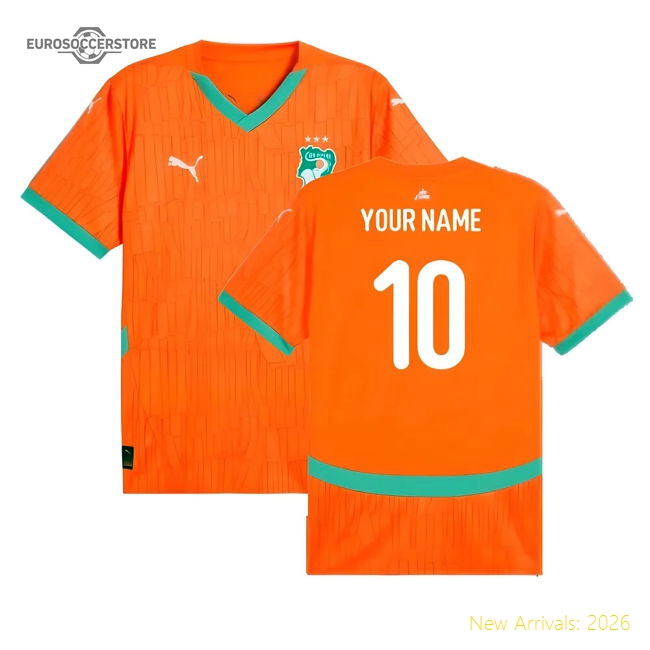 2024-2025 Ivory Coast Home Shirt (Your Name)-Vantage Point Soccer