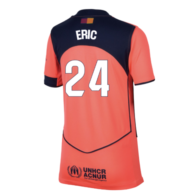 2025-2026 Barcelona Third Shirt (Kids) (Eric 24)-Vantage Point Soccer