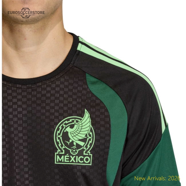 2026-2027 Mexico Training Jersey (Black)-Vantage Point Soccer