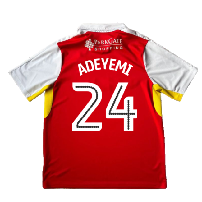 Rotherham 2016-17 Home Shirt ((Good) XL) (Adeyemi 24)-Vantage Point Soccer