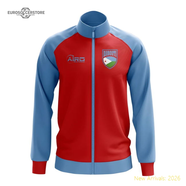 Djbouti Concept Football Track Jacket (Red)-Vantage Point Soccer