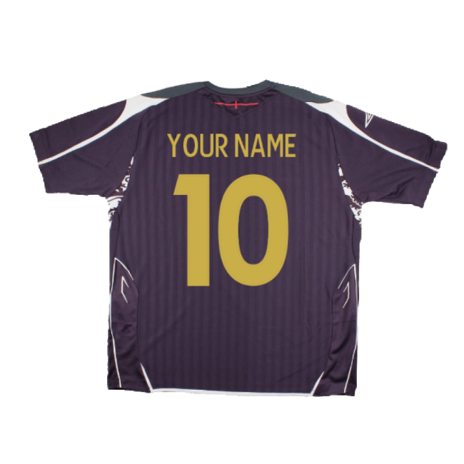 England 2007-08 GK Shirt ((Excellent) XXL) (Your Name)-Vantage Point Soccer