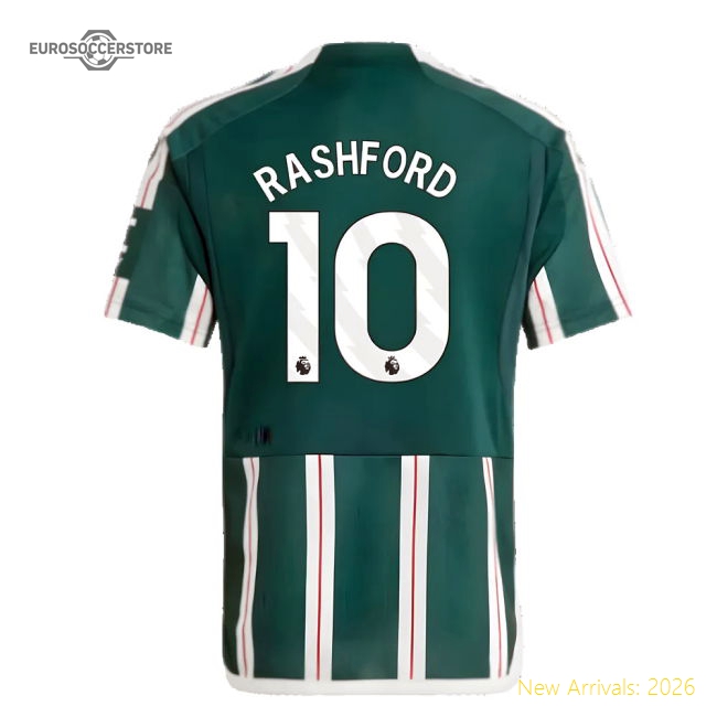 2023-2024 Man Utd Away Shirt (Kids) (Rashford 10)-Vantage Point Soccer