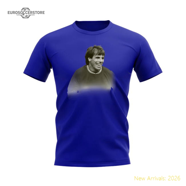 Gianfranco Zola Chelsea Legend T-Shirt (Blue)-Vantage Point Soccer