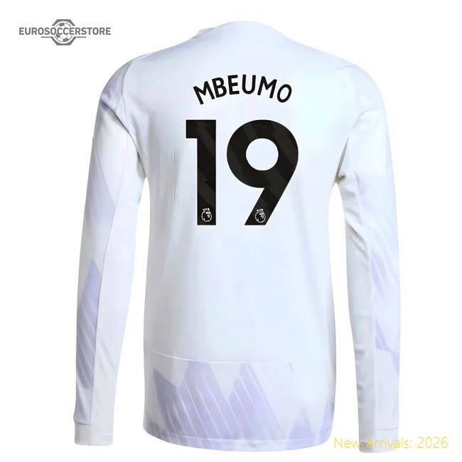 2025-2026 Man Utd Authentic Long Sleeve Away Shirt (Mbeumo 19)-Vantage Point Soccer