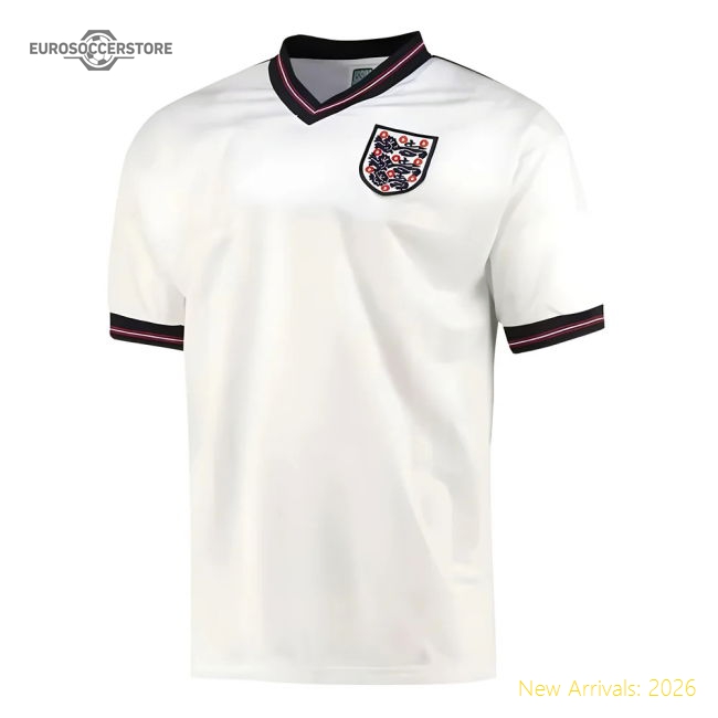 England 1986 Home World Cup Finals Retro Shirt-Vantage Point Soccer