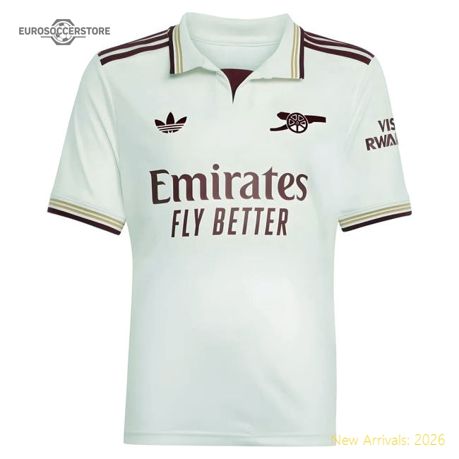 2025-2026 Arsenal Third Shirt (Kids)-Vantage Point Soccer