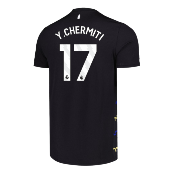 2025-2026 Everton Third Shirt (Y.Chermiti 17)-Vantage Point Soccer