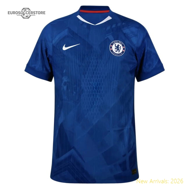 2025-2026 Chelsea Home Authentic Shirt (Hazard 10)-Vantage Point Soccer