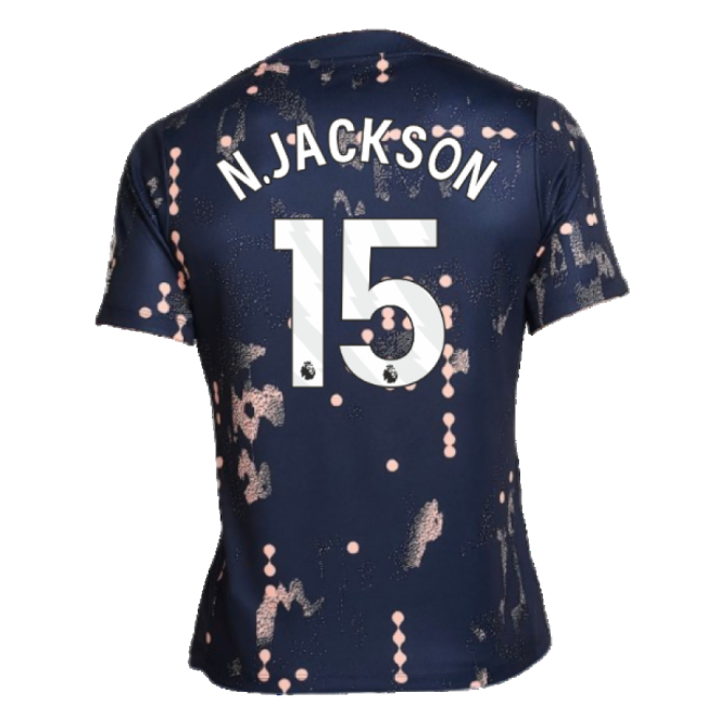 2024-2025 Chelsea Academy Pro Pre-Match Shirt (Obsidian) (N.Jackson 15)-Vantage Point Soccer