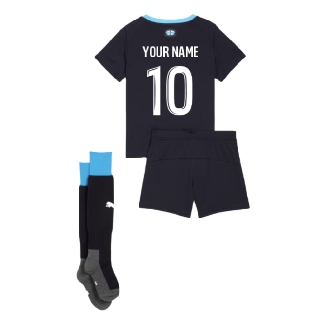 2025-2026 Marseille Away Mini Kit (Your Name)-Vantage Point Soccer