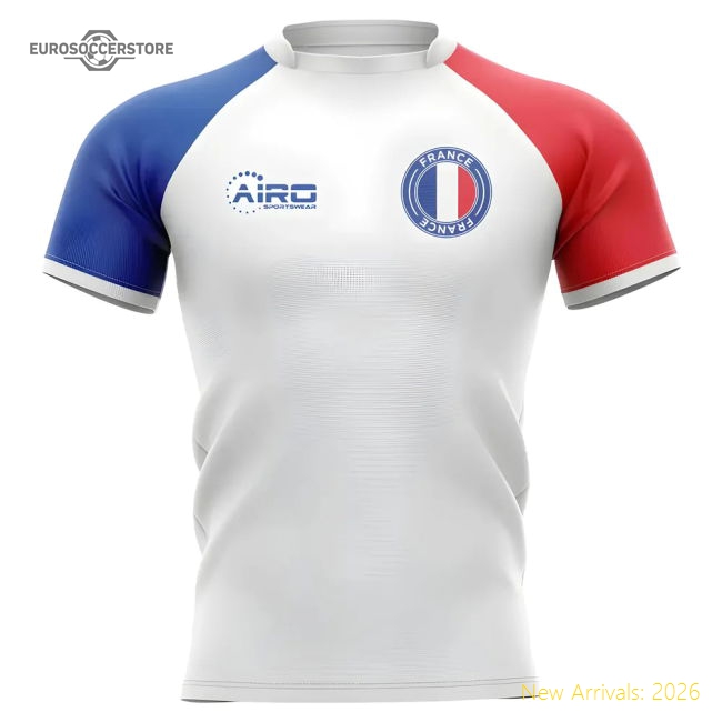 2025-2026 France Flag Concept Rugby Shirt-Vantage Point Soccer