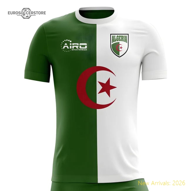 2025-2026 Algeria Home Concept Football Shirt-Vantage Point Soccer