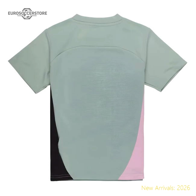 2024-2025 AC Milan Training Shirt (Green Fog) - Kids (Pulisic 11)-Vantage Point Soccer