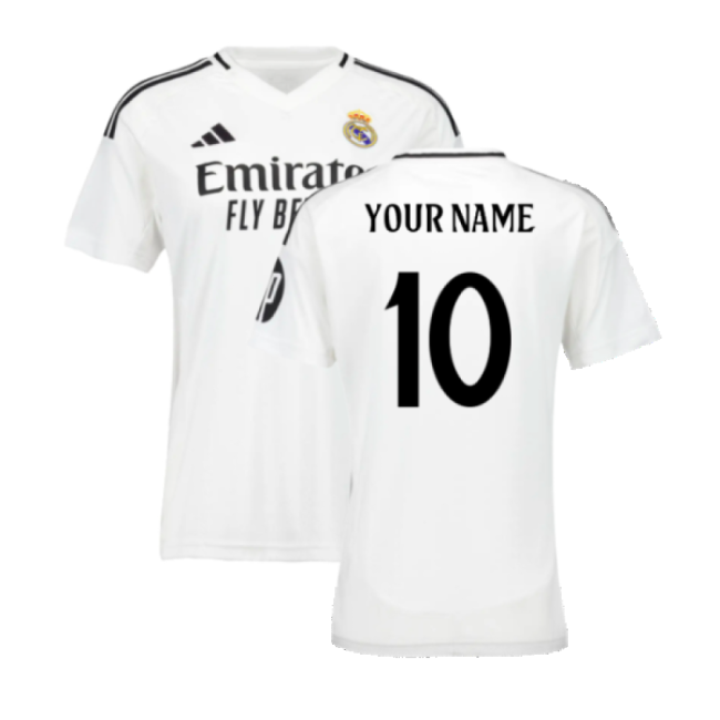 2024-2025 Real Madrid Home Shirt (Womens) (Your Name)-Vantage Point Soccer