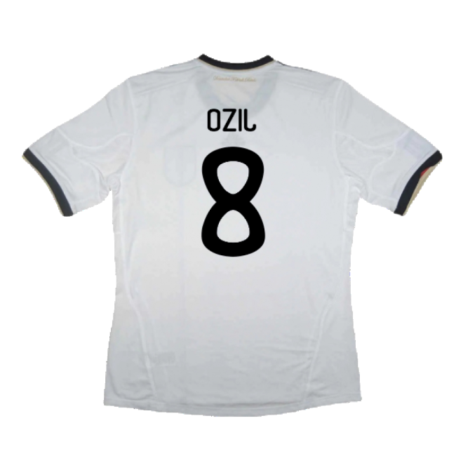 Germany 2010-11 Home Shirt ((Good) S) (OZIL 8)-Vantage Point Soccer