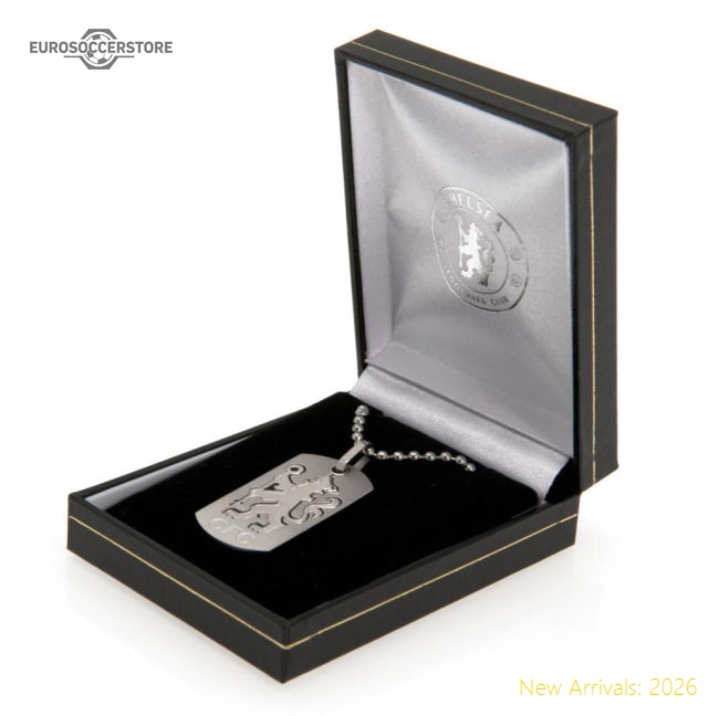 Chelsea FC Cut Out Lion Dog Tag & Chain-Vantage Point Soccer