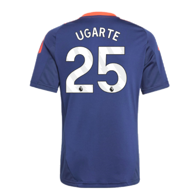 2024-2025 Man Utd Training Jersey (Night Indigo) - Kids (Ugarte 25)-Vantage Point Soccer