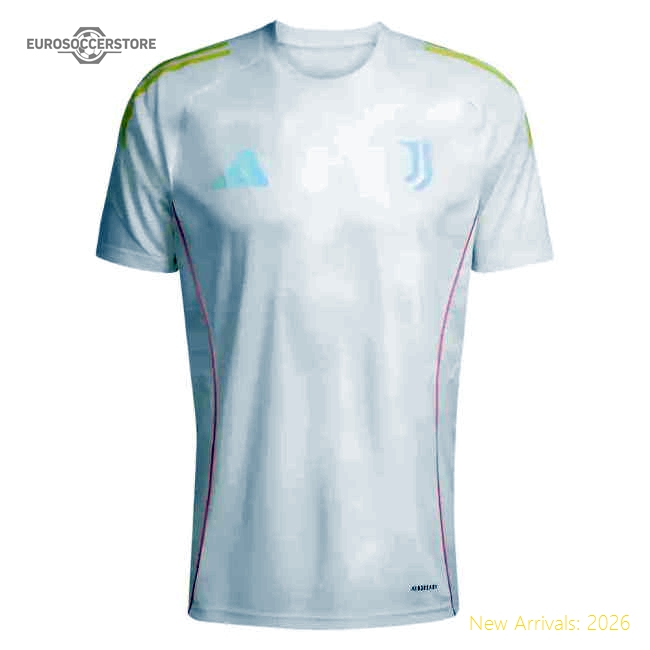 2025-2026 Juventus Training Tee (White)-Vantage Point Soccer
