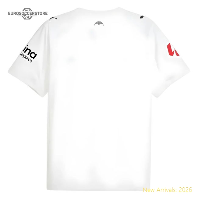 2025-2026 Valencia Home Shirt (Kids)-Vantage Point Soccer
