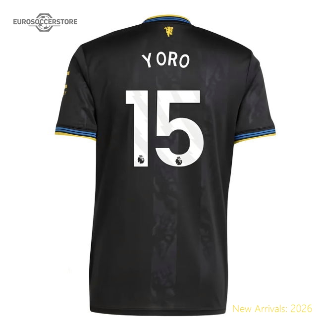 2025-2026 Manchester United Third Shirt (Yoro 15)-Vantage Point Soccer