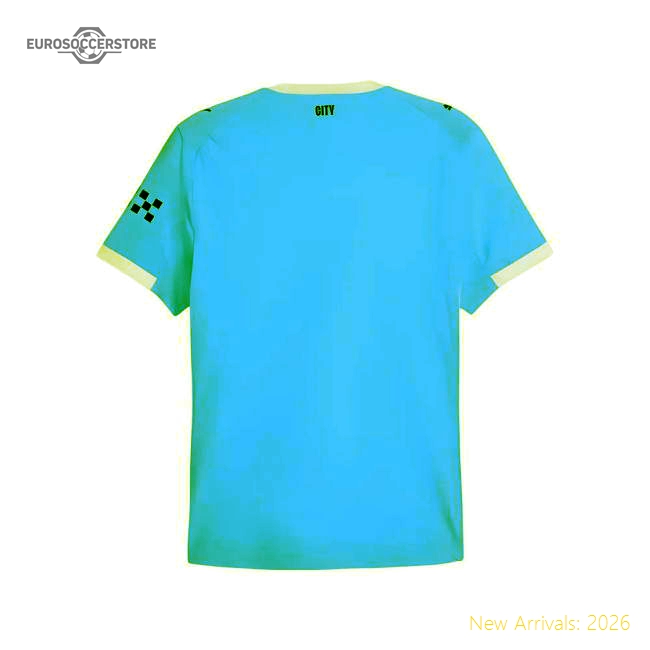 2025-2026 Man City Authentic Home Shirt-Vantage Point Soccer