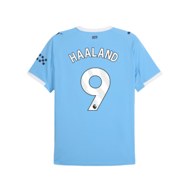 2025-2026 Man City Home Shirt (Haaland 9)-Vantage Point Soccer