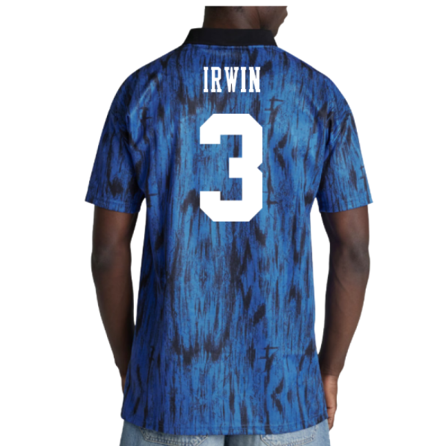 1992-1993 Man Utd Away Retro Shirt (Irwin 3)-Vantage Point Soccer