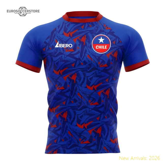 2025-2026 Chile Home Rugby Concept Shirt Baby-Vantage Point Soccer