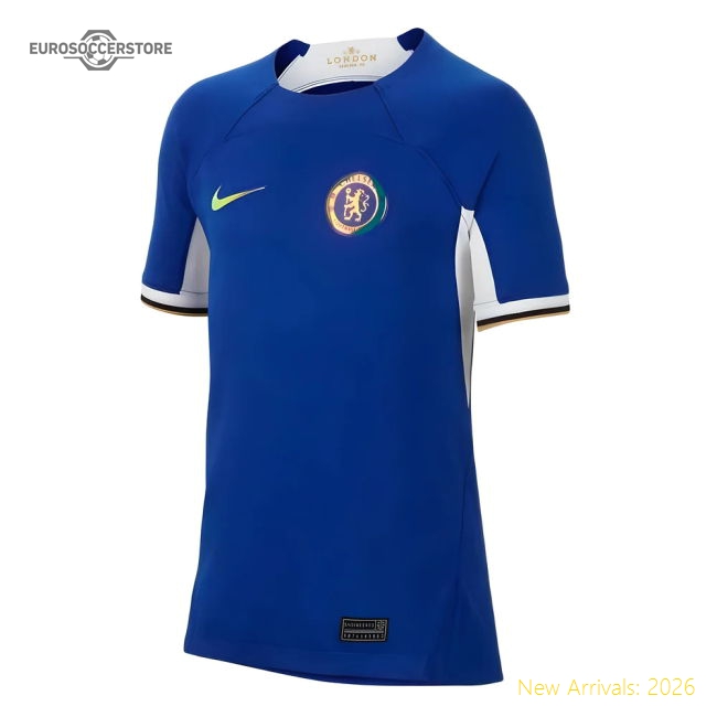 2023-2024 Chelsea Home Shirt (Kids)-Vantage Point Soccer