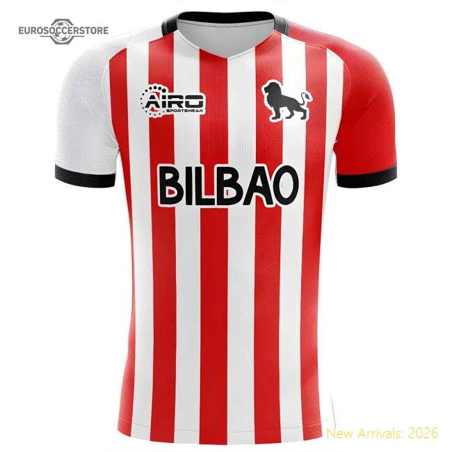 2025-2026 Athletic Bilbao Home Concept Football Shirt - Womens-Vantage Point Soccer