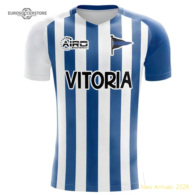 2025-2026 Deportivo Alaves Home Concept Football Shirt-Vantage Point Soccer