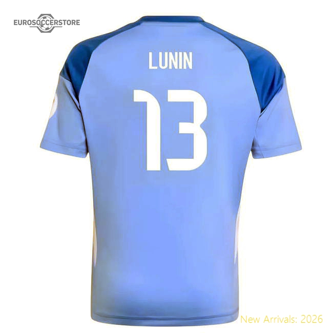 2025-2026 Real Madrid Home Youth Goalkeeper Kit (Lunin 13)-Vantage Point Soccer