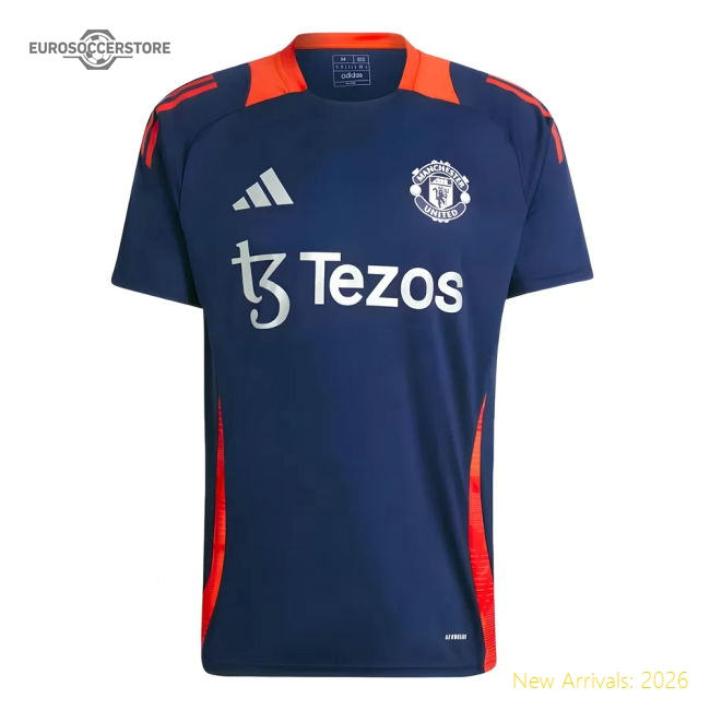 2024-2025 Man Utd Training Jersey (Night Indigo)-Vantage Point Soccer