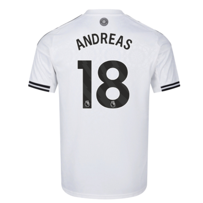 2025-2026 Fulham Home Shirt (Andreas 18)-Vantage Point Soccer
