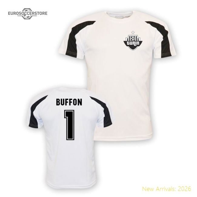 Gigi Buffon Juventus Sports Training Jersey (white) - Kids-Vantage Point Soccer