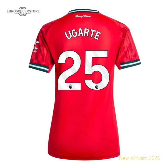2025-2026 Man Utd Home Shirt (Womens) (Ugarte 25)-Vantage Point Soccer