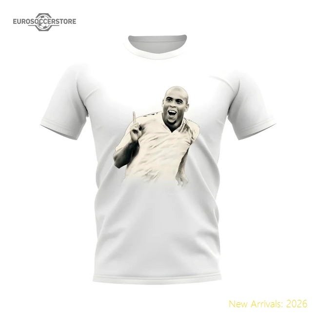 Ronaldo R9 Legend T-Shirt (White)-Vantage Point Soccer
