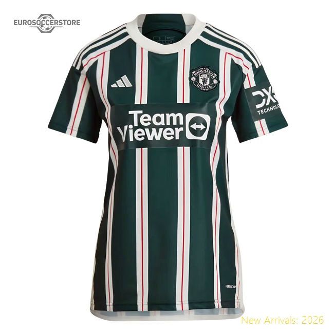 2023-2024 Man Utd Away Shirt (Ladies) (Garnacho 17)-Vantage Point Soccer