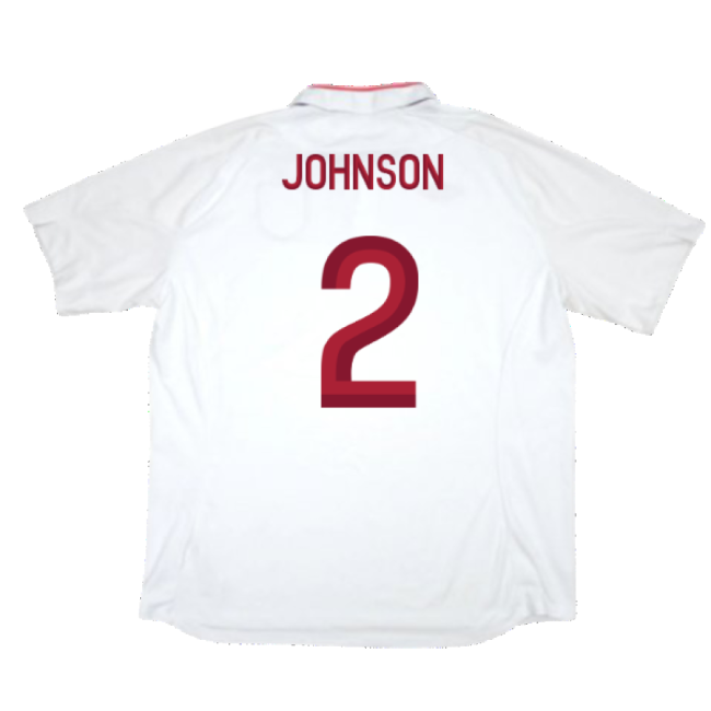 England 2012-13 Home Shirt (Good) (Johnson 2)-Vantage Point Soccer