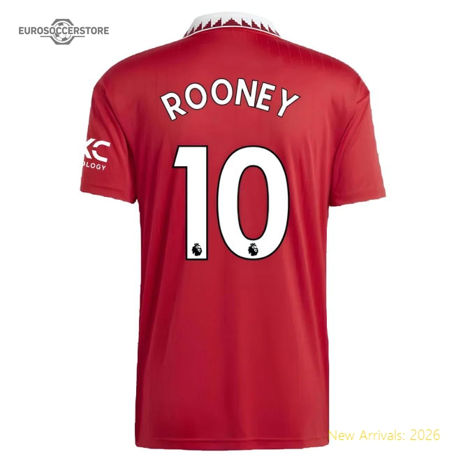 2022-2023 Man Utd Home Shirt (ROONEY 10)-Vantage Point Soccer