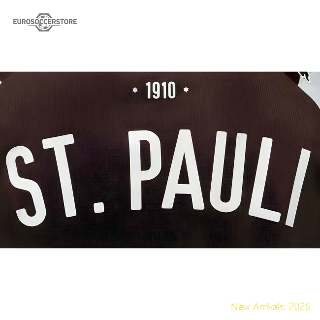 2025-2026 St Pauli Home Shirt (Kids)-Vantage Point Soccer
