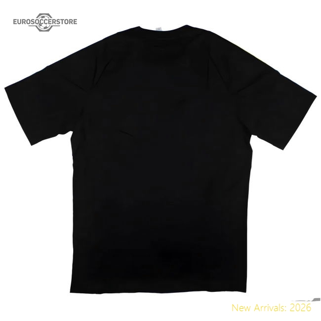2025-2026 Man Utd EU Training Tee (Black)-Vantage Point Soccer