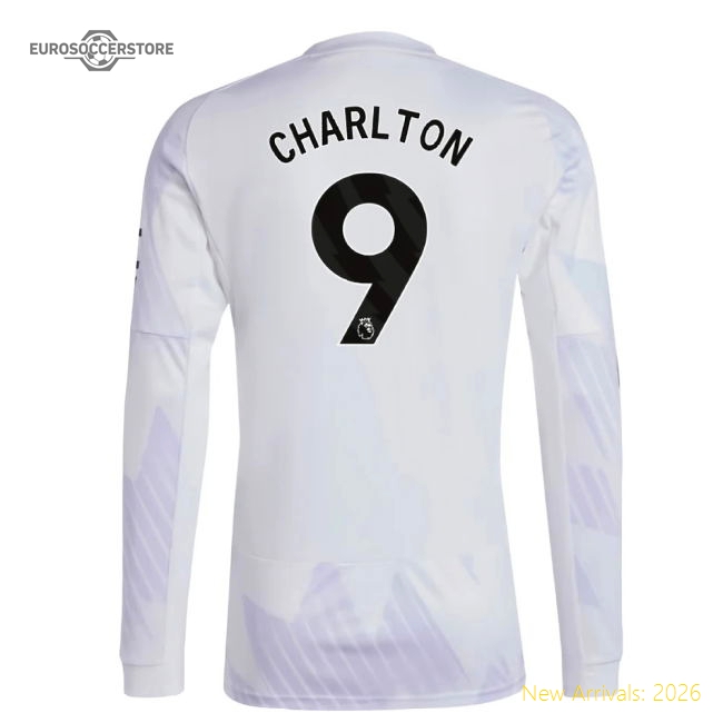 2025-2026 Man Utd Long Sleeve Away Shirt (Charlton 9)-Vantage Point Soccer