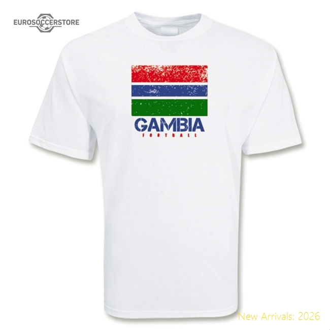Gambia Football T-shirt-Vantage Point Soccer