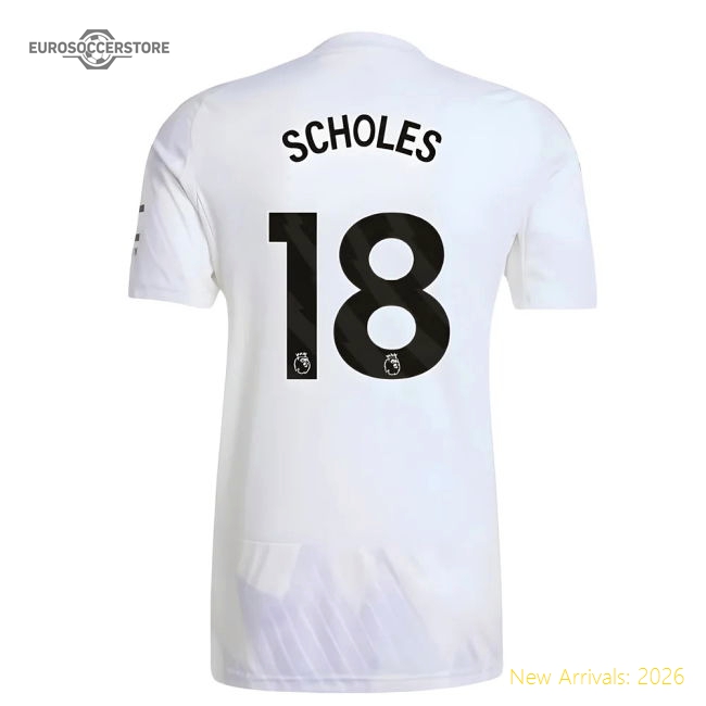 2025-2026 Man Utd Away Shirt (Scholes 18)-Vantage Point Soccer