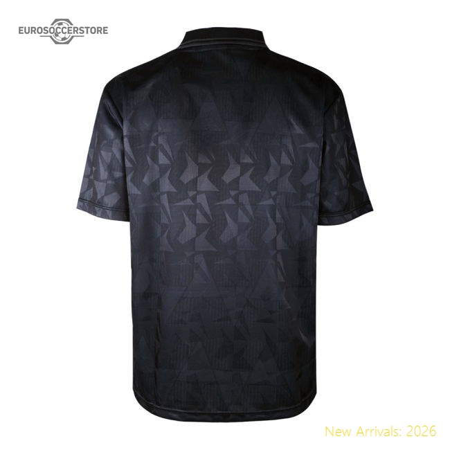 Man City 1990 Blackout Retro Shirt (KUN AGUERO 10)-Vantage Point Soccer