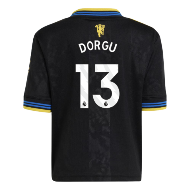 2025-2026 Manchester United Third Mini Kit (Dorgu 13)-Vantage Point Soccer