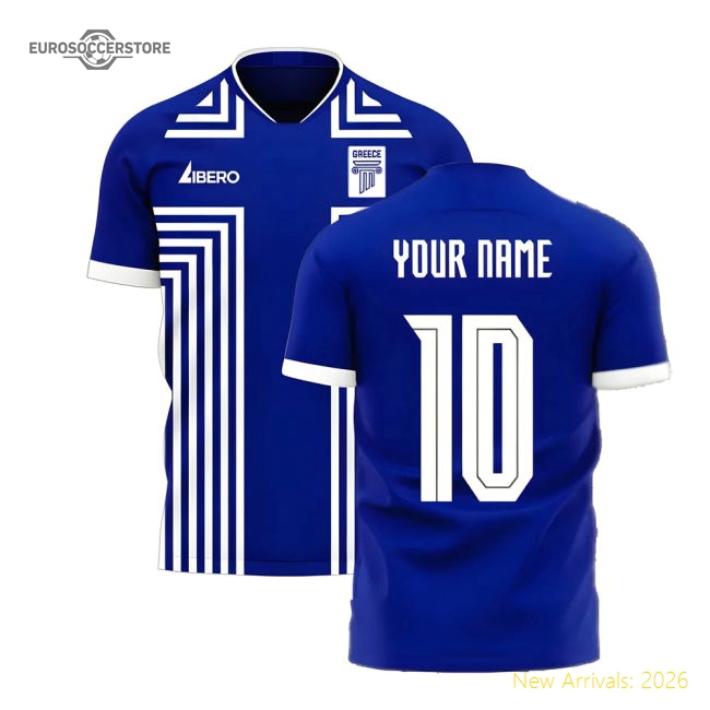 Greece 2025-2026 Away Concept Football Kit (Libero) (Your Name)-Vantage Point Soccer