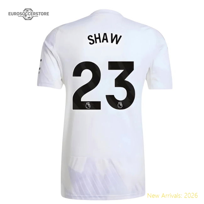 2025-2026 Man Utd Away Shirt (Shaw 23)-Vantage Point Soccer